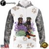 Lavender And Rottweilers Rottweiler All Print 3D Shirt