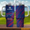 Custom Name Buffalo Bills NFL Team Stainless Steel Tumbler 40Oz With Handle