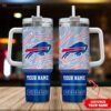 Custom Name Buffalo Bills Tumbler 40Oz Handle