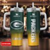Custom Name Green Bay Packers NFL Football Stainless Steel Tumbler 40Oz