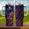 Custom Name Houston Texans NFL Team Stainless Steel Tumbler 40Oz With Handle