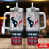 Custom Name Houston Texans NFL Tumbler 40Oz Handle