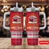 Custom Name Kansas City Chiefs NFL Fan Cave Stainless Steel Tumbler 40Oz With Handle