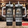 Custom Name New Orleans Saints NFL Fan Cave Stainless Steel Tumbler 40Oz With Handle