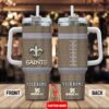 Custom Name New Orleans Saints Stainless Steel Tumbler 40Oz Handle For Fans