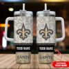 Custom Name New Orleans Saints Tumbler 40Oz Handle