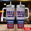 Custom Name New York Giants NFL Tumbler 40Oz Handle