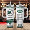 Custom Name New York Jets NFL Stainless Steel Tumbler 40Oz With Handle