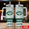 Custom Name New York Jets NFL Tumbler 40Oz Handle