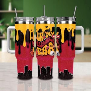 Arizona Cardinals Stainless Steel Tumbler 40Oz With Handle