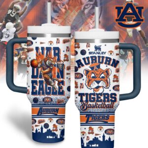 Auburn Tigers NCAA Tumbler 40Oz Handle For Fans