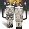 Avenged Sevenfold Music Tumbler 40Oz Handle For Fans