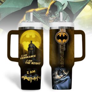 Batman Movies Tumbler 40Oz Handle For Fans