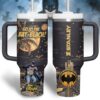 Batman Pattern Tumbler 40Oz Handle For Fans