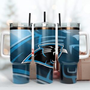 Carolina Panthers NFL Tumbler 40OZ With Handle For Fans