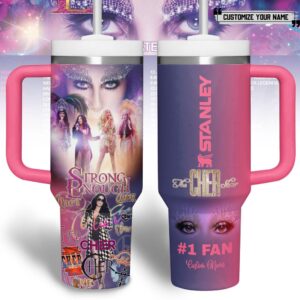 Cher Music Tumbler 40Oz Handle For Fans