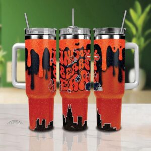 Chicago Bears Stainless Steel Tumbler 40Oz With Handle