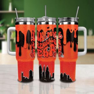Cincinnati Bengals Stainless Steel Tumbler 40Oz With Handle