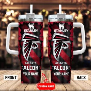 Custom Name Atlanta Falcons Stainless Steel Tumbler 40Oz For Fans