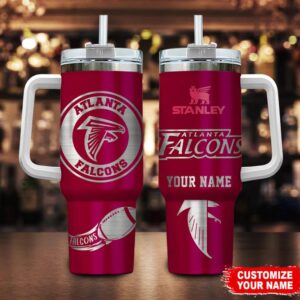 Custom Name Atlanta Falcons Tumbler 40Oz