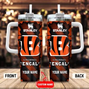 Custom Name Cincinnati Bengals Stainless Steel Tumbler 40Oz For Fans