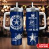 Custom Name Dallas Cowboys Team Tumbler 40Oz