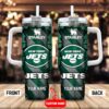 Custom Name New York Jets Stainless Steel Tumbler 40Oz For Fans
