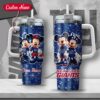 Custom Name NFL New York Giants Mickey Minnie Couple Tumbler 40Oz With Handle