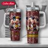 Custom Name NFL Washington Commanders Mickey Minnie Couple Tumbler 40Oz With Handle
