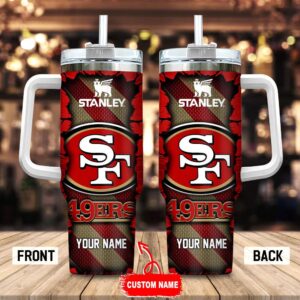 Custom Name San Francisco 49Ers Stainless Steel Tumbler 40Oz For Fans