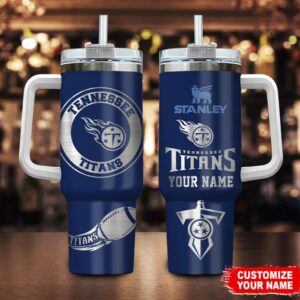 Custom Name Tennessee Titans Tumbler 40Oz