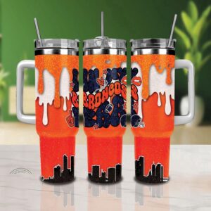 Denver Broncos Stainless Steel Tumbler 40Oz With Handle