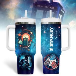 Doctor Who TV Series Tumbler 40Oz Handle For Fans