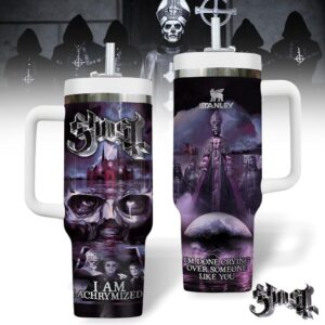 Ghost Band Music Tumbler 40Oz Handle For Fans