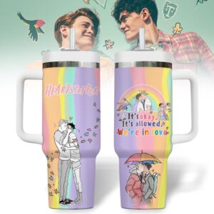Heartstopper Movies Tumbler 40Oz Handle For Fans