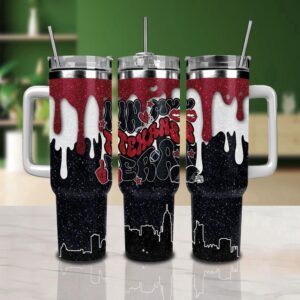 Houston Texans Stainless Steel Tumbler 40Oz With Handle