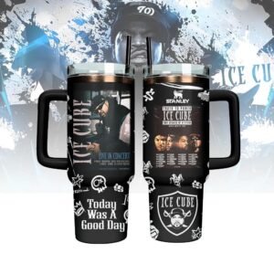 Ice Cube Music Tumbler 40Oz Handle For Fans
