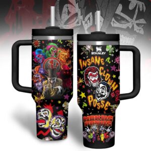 Insane Clown Posse Music Tumbler 40Oz Handle For Fans