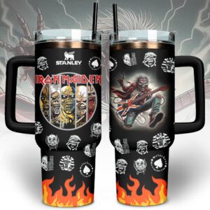 Iron Maiden Music Tumbler 40Oz Handle For Fans