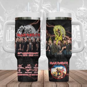 Iron Maiden Tumbler 40Oz Handle For Fans