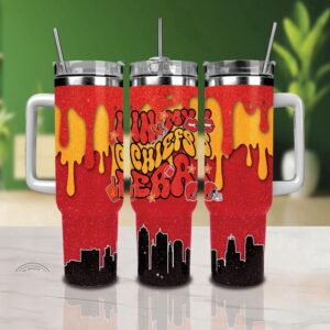 Kansas City Chiefs Stainless Steel Tumbler 40Oz With Handle