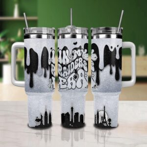 Las Vegas Raiders Stainless Steel Tumbler 40Oz With Handle