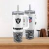 Las Vegas Raiders Team Logo Tumbler 40OZ With Handle For Fans