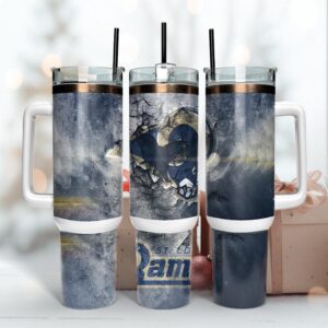 Los Angeles Rams Smoke Tumbler 40OZ With Handle
