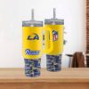 Los Angeles Rams Team Logo Tumbler 40OZ With Handle For Fans