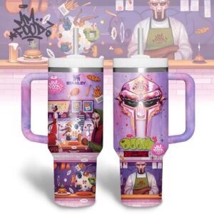 MF DOOM Music Tumbler 40Oz Handle For Fans