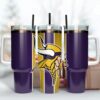 Minnesota Vikings Tumbler 40OZ With Handle For Fans