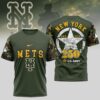 MLB New York Mets Special U.S. Army 250th Birthday 3D T-Shirt