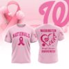 MLB Washington Nationals Special Pink Breast Cancer Awareness 3D T-Shirt