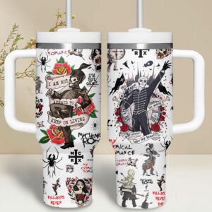 My Chemical Romance Music Tumbler 40Oz Handle For Fans